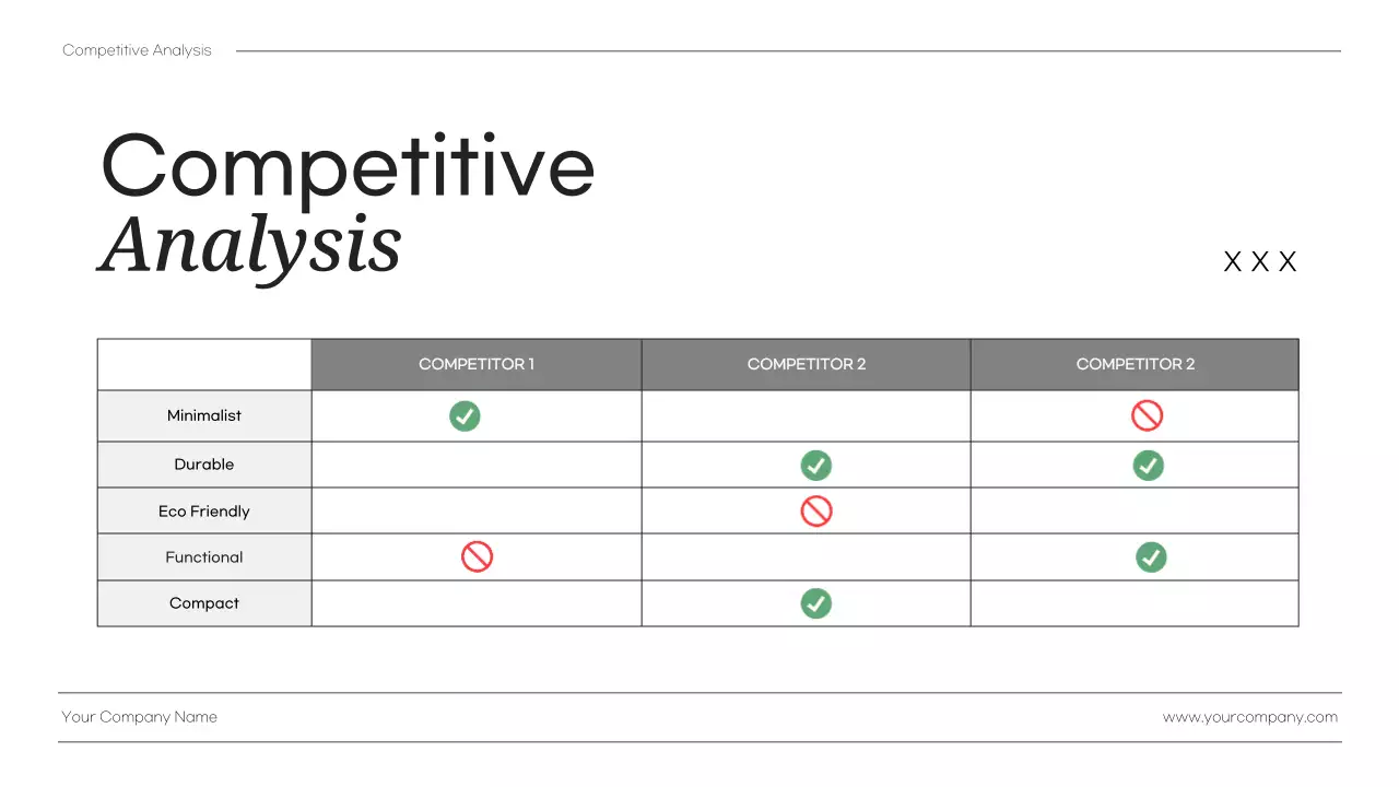검정 미니멀 비즈니스 설명서