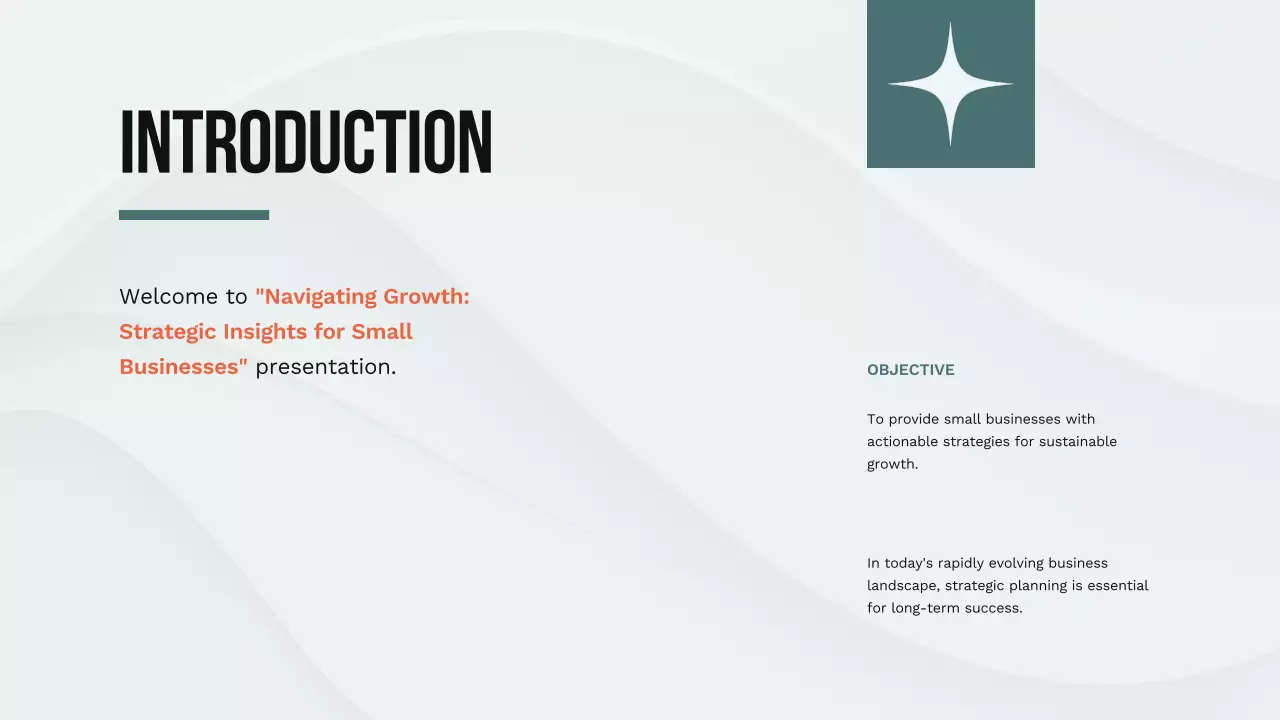 주황 모던 비즈니스 강연