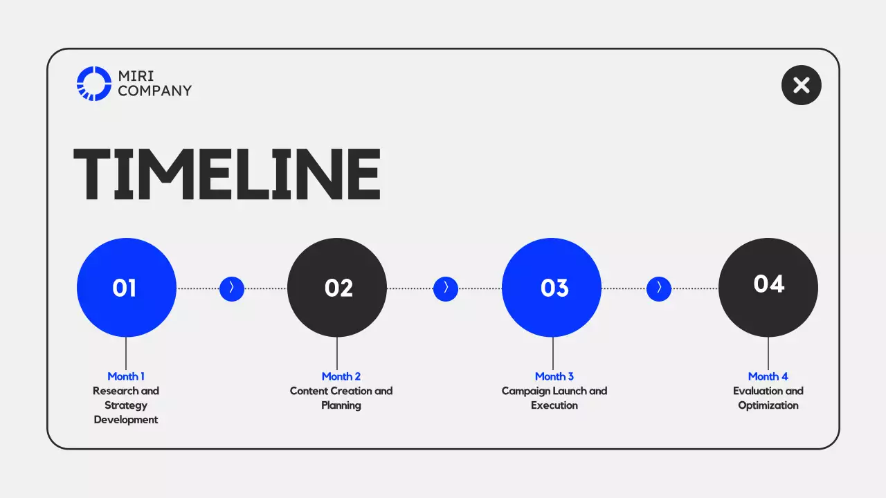 파랑 모던 마케팅 기획서