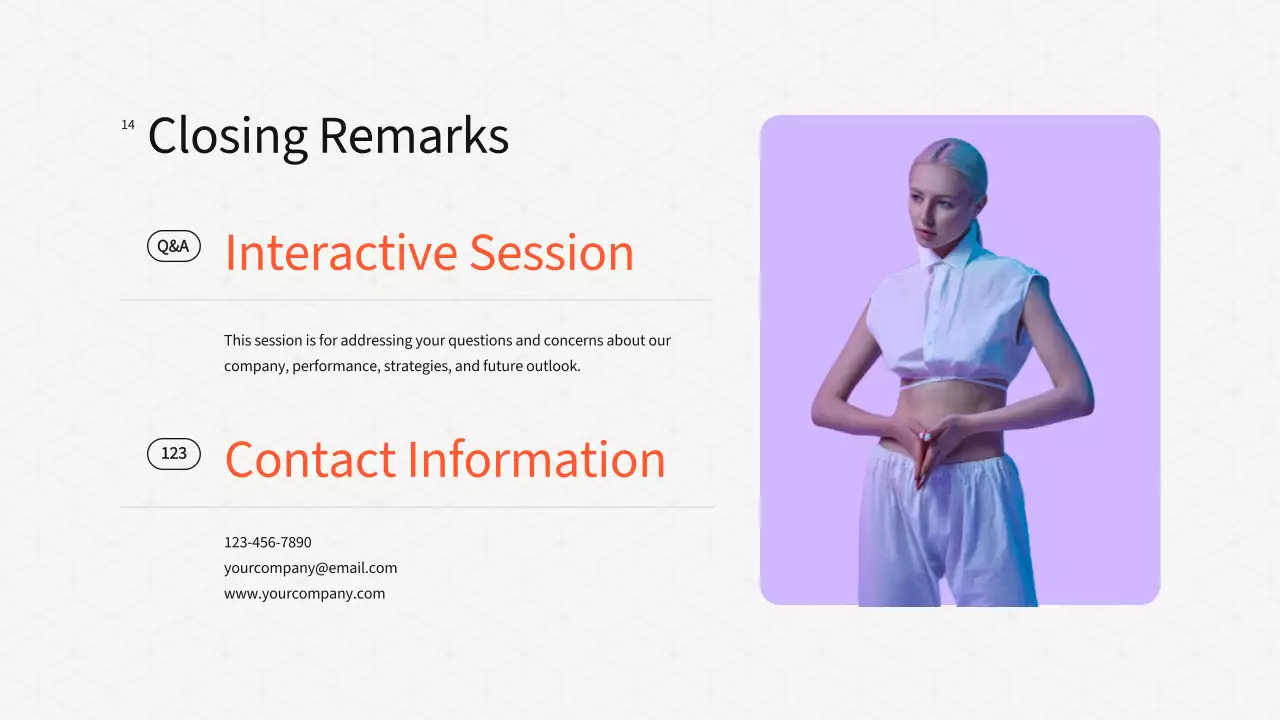 회색 모던 프레젠테이션 설명