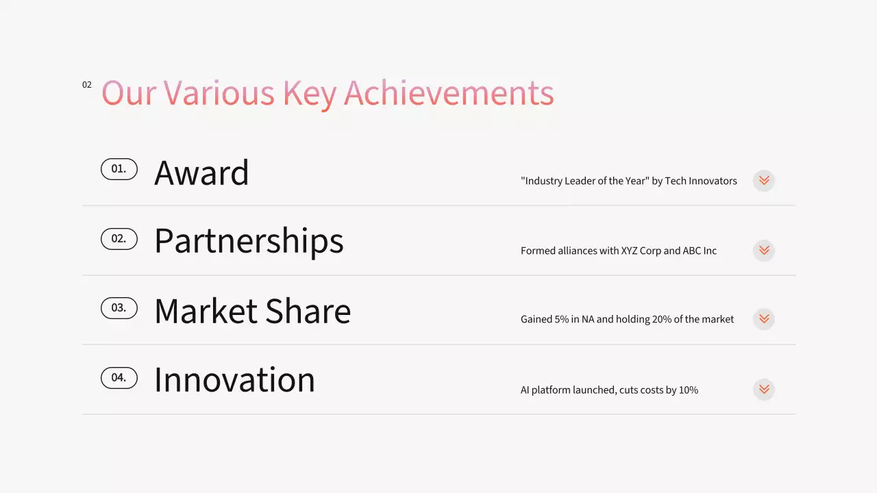 회색 모던 프레젠테이션 설명