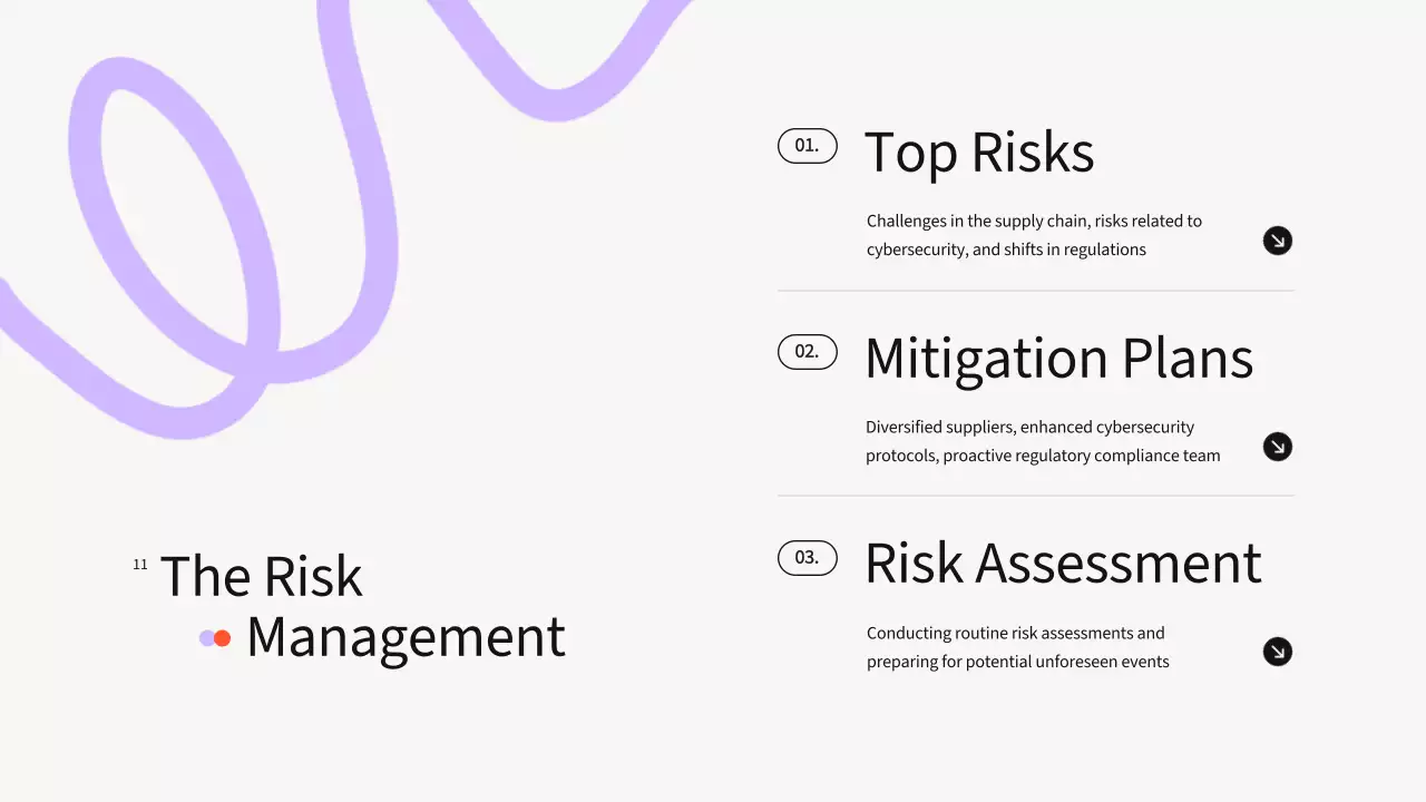 회색 모던 프레젠테이션 설명