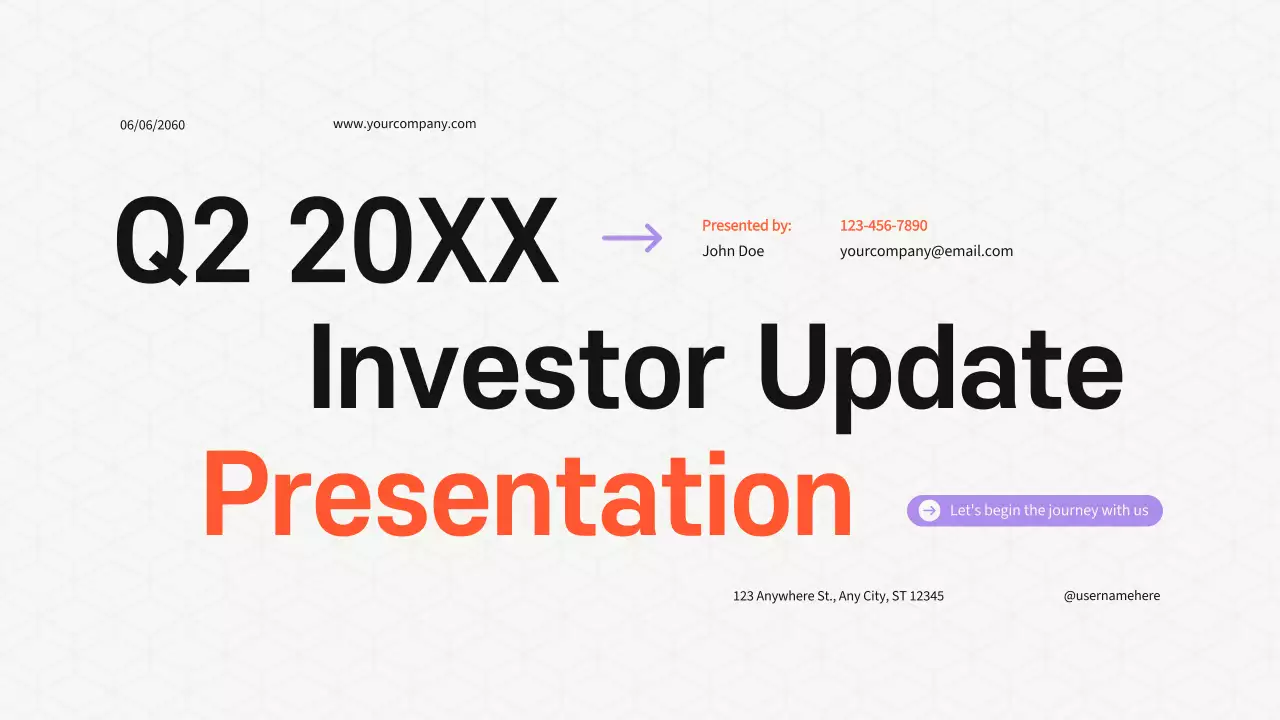 회색 모던 프레젠테이션 설명