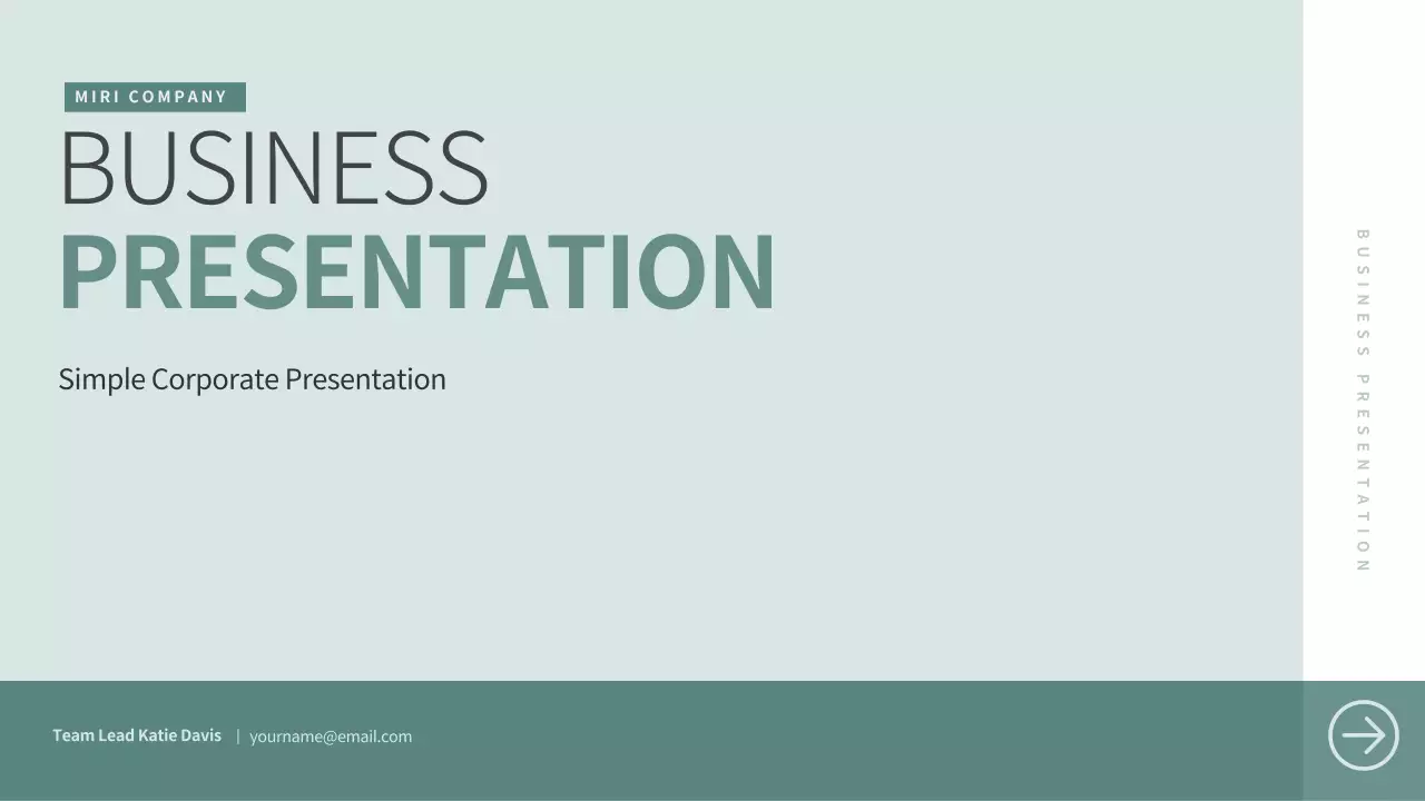 민트 심플 비즈니스 설명