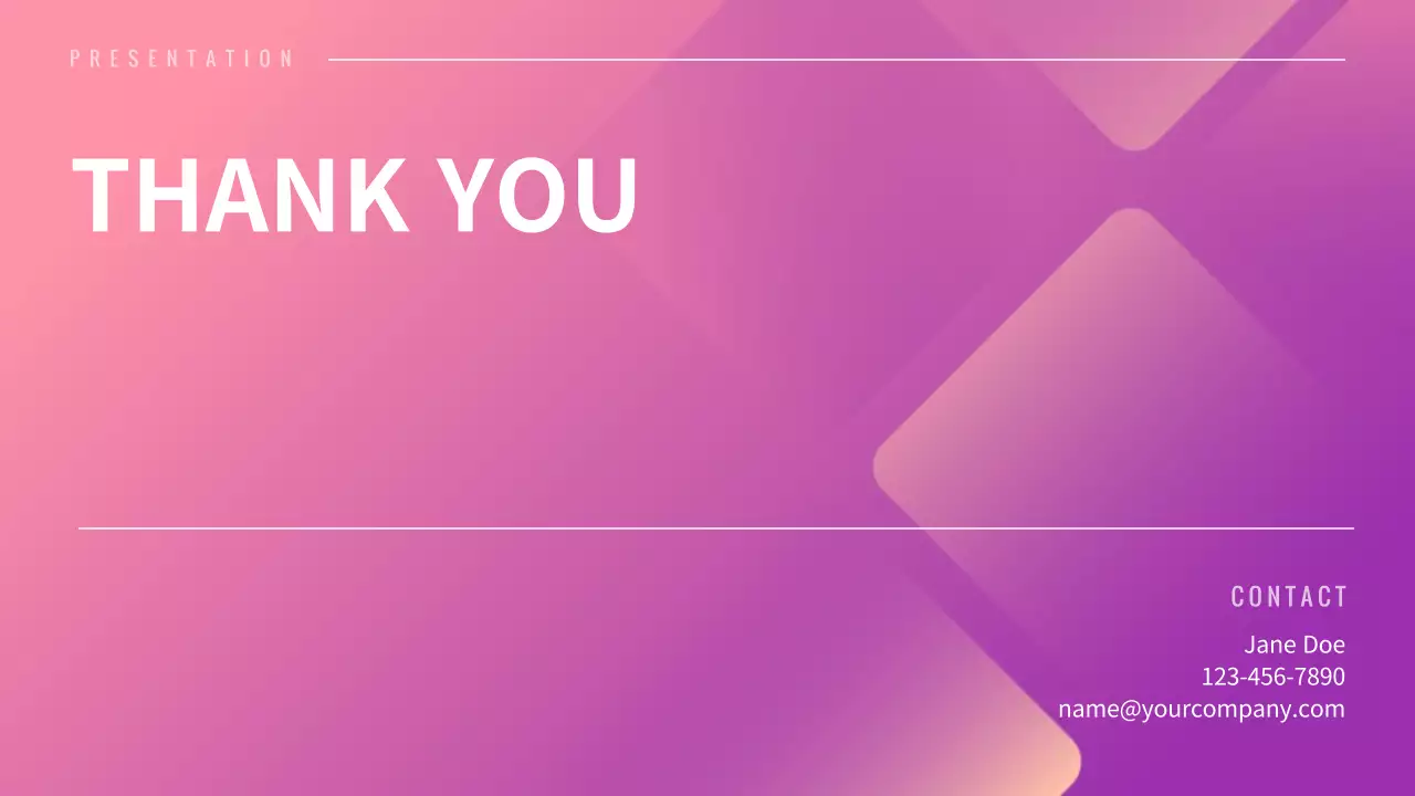 연보라 모던 프레젠테이션 설명