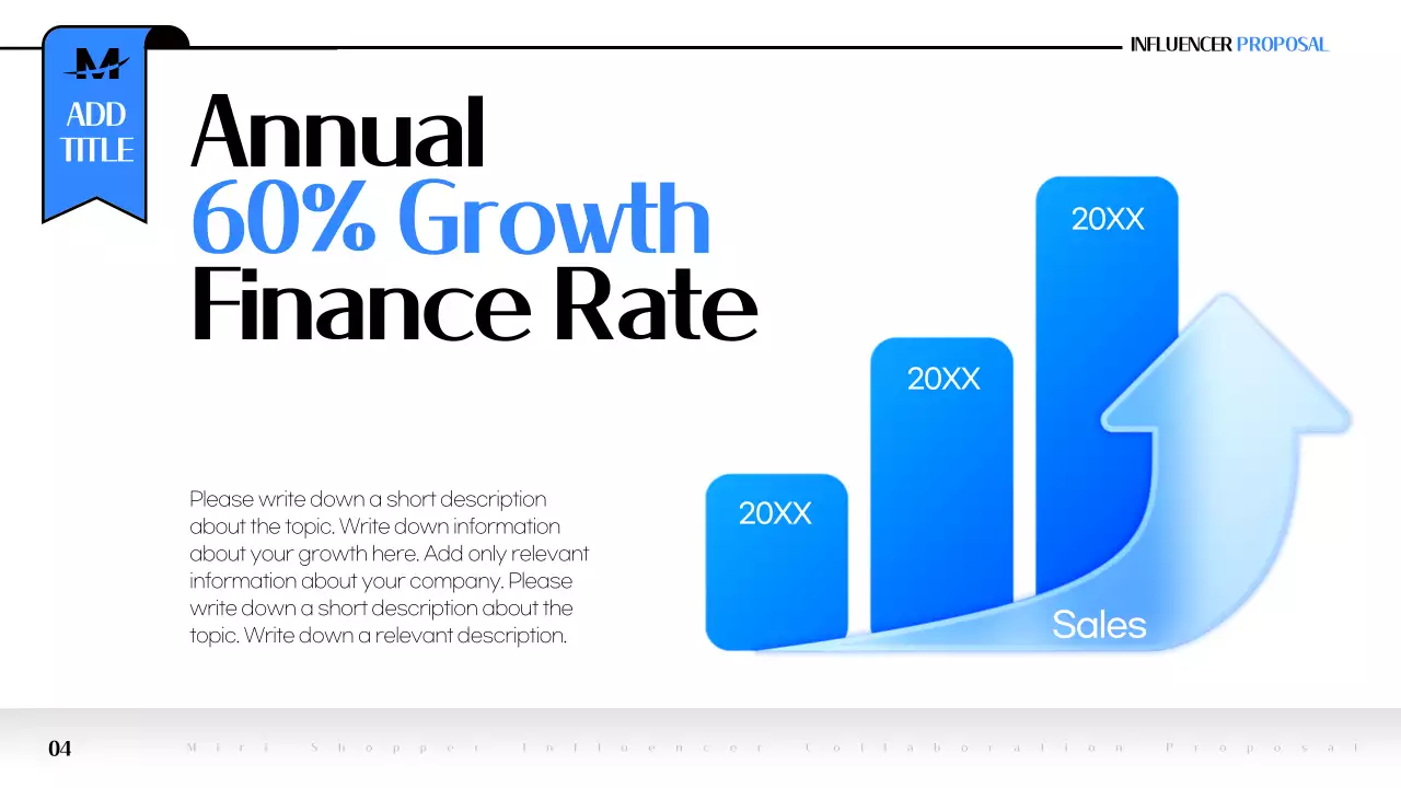 파랑 모던 제안서 홍보
