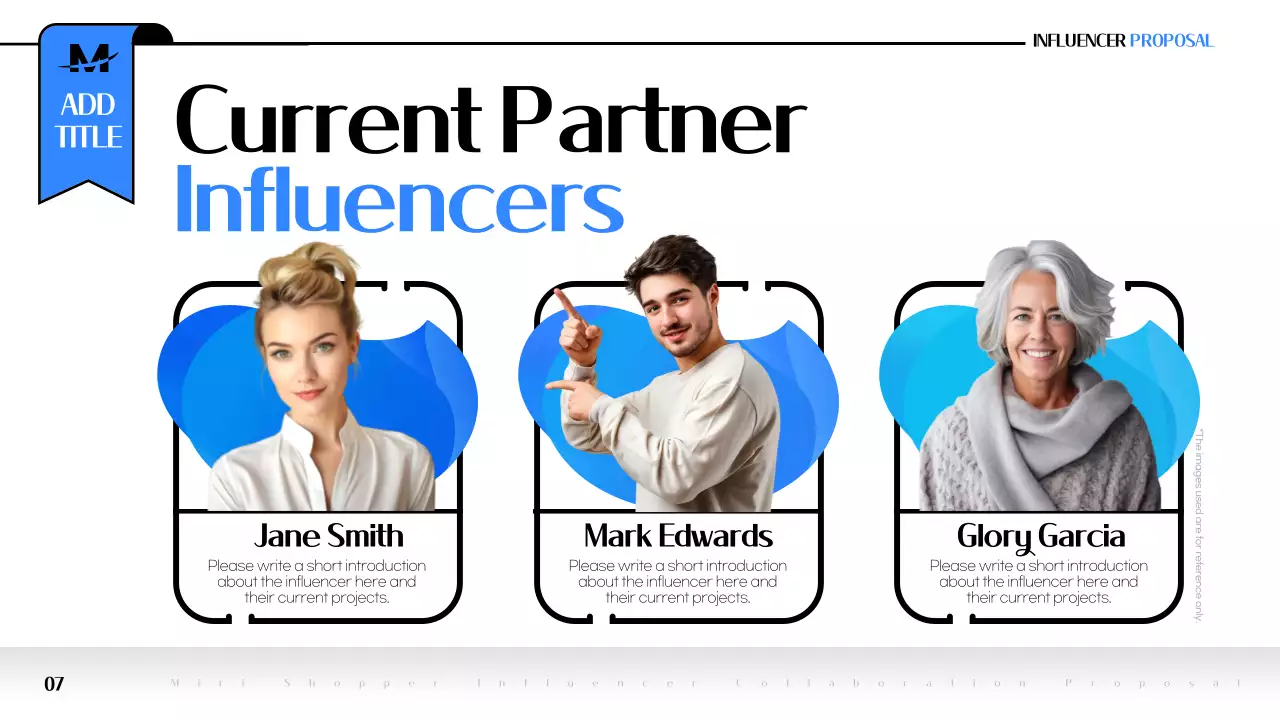 파랑 모던 제안서 홍보