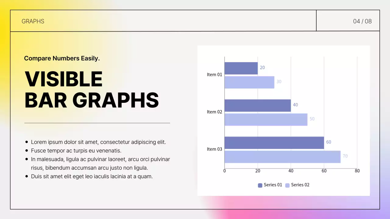 연보라 모던 프레젠테이션 기획서