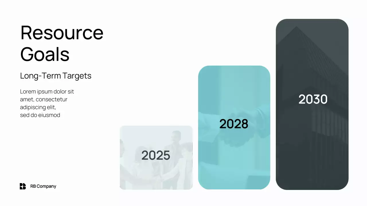 Blue Modern Business Report Presentation