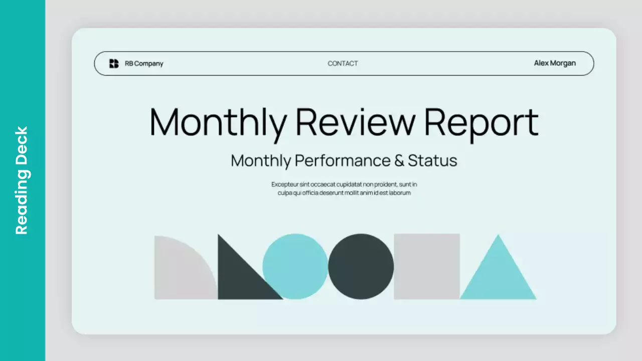 mint modern report document