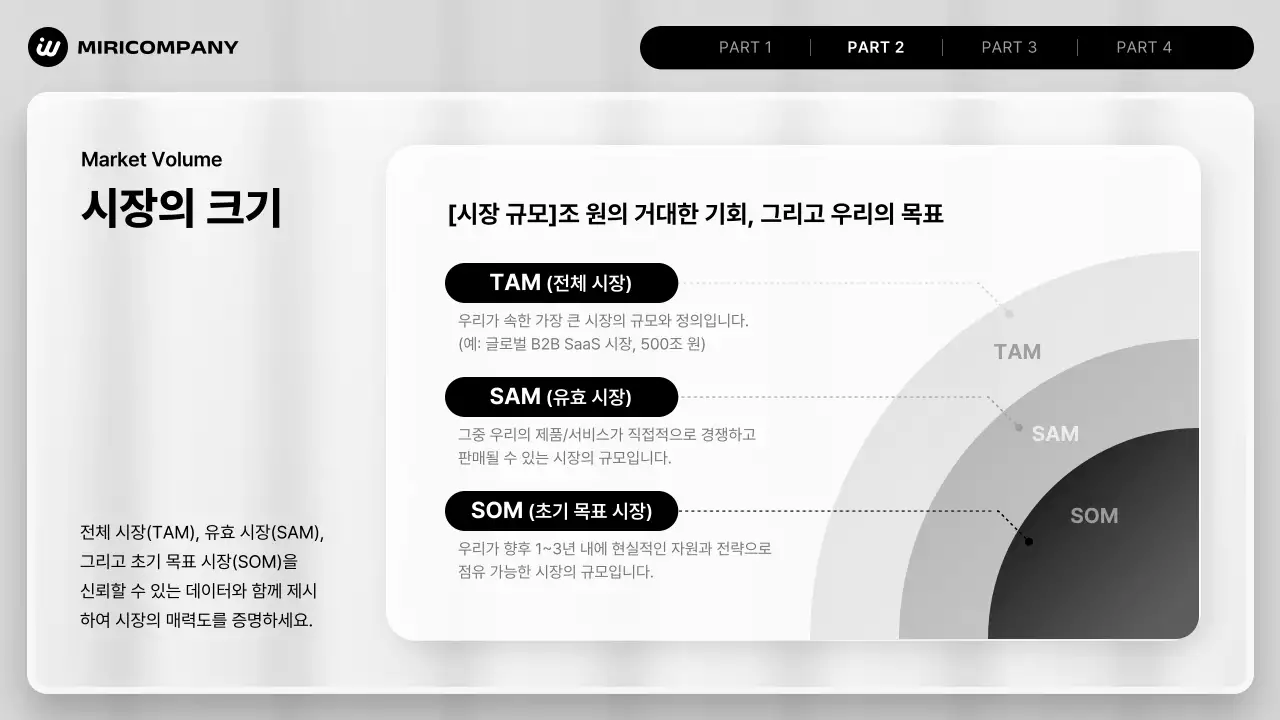 흰색 모던 투자 기획