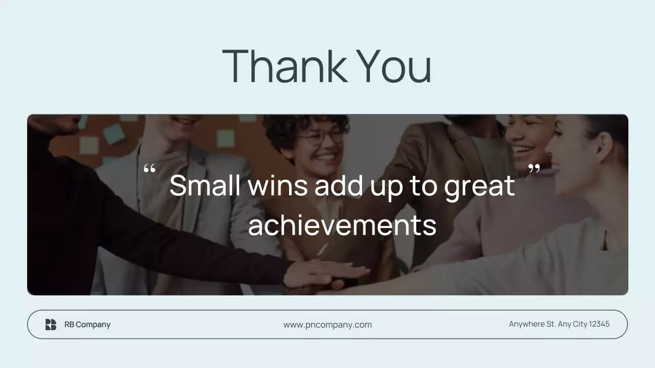 Blue Modern Business Report Presentation