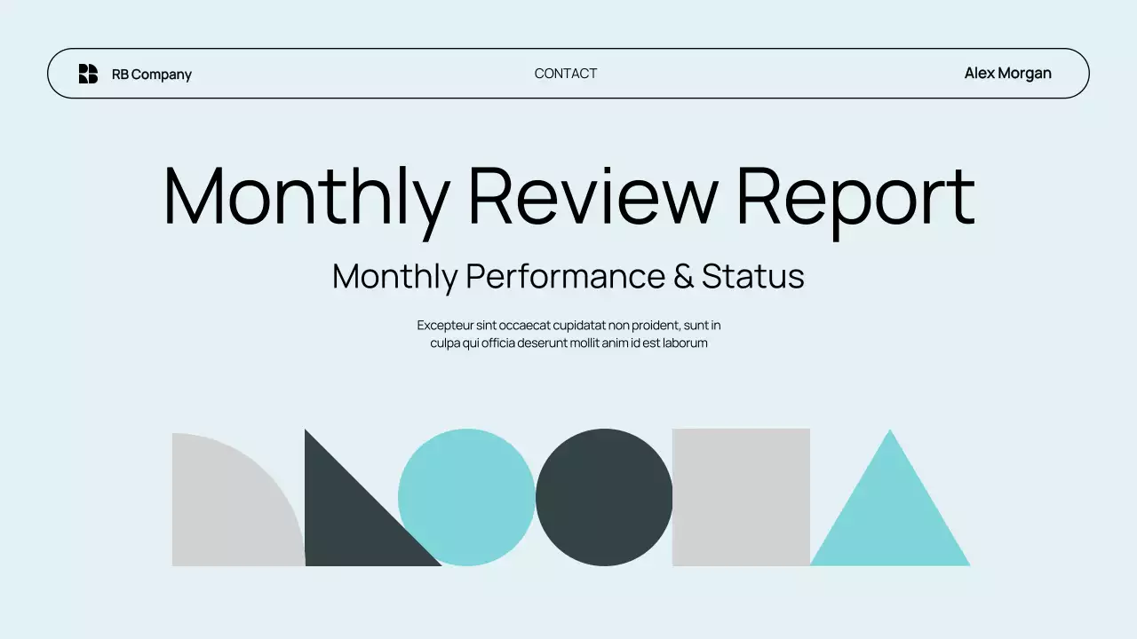 mint modern report document