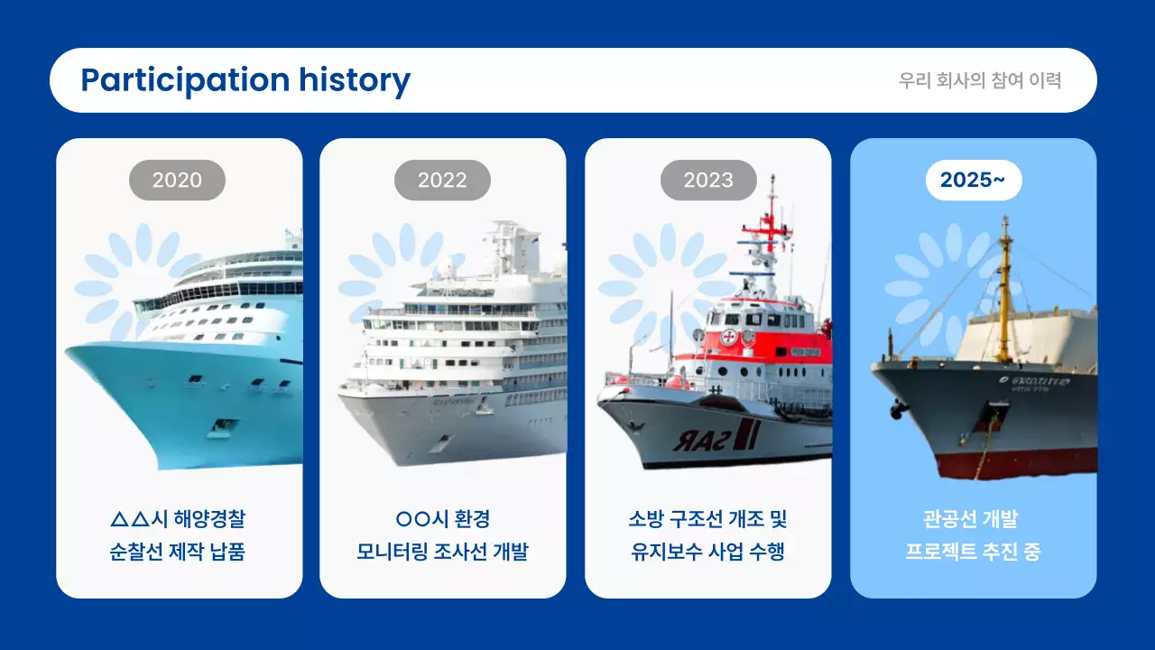 파랑 심플 해운 보고서