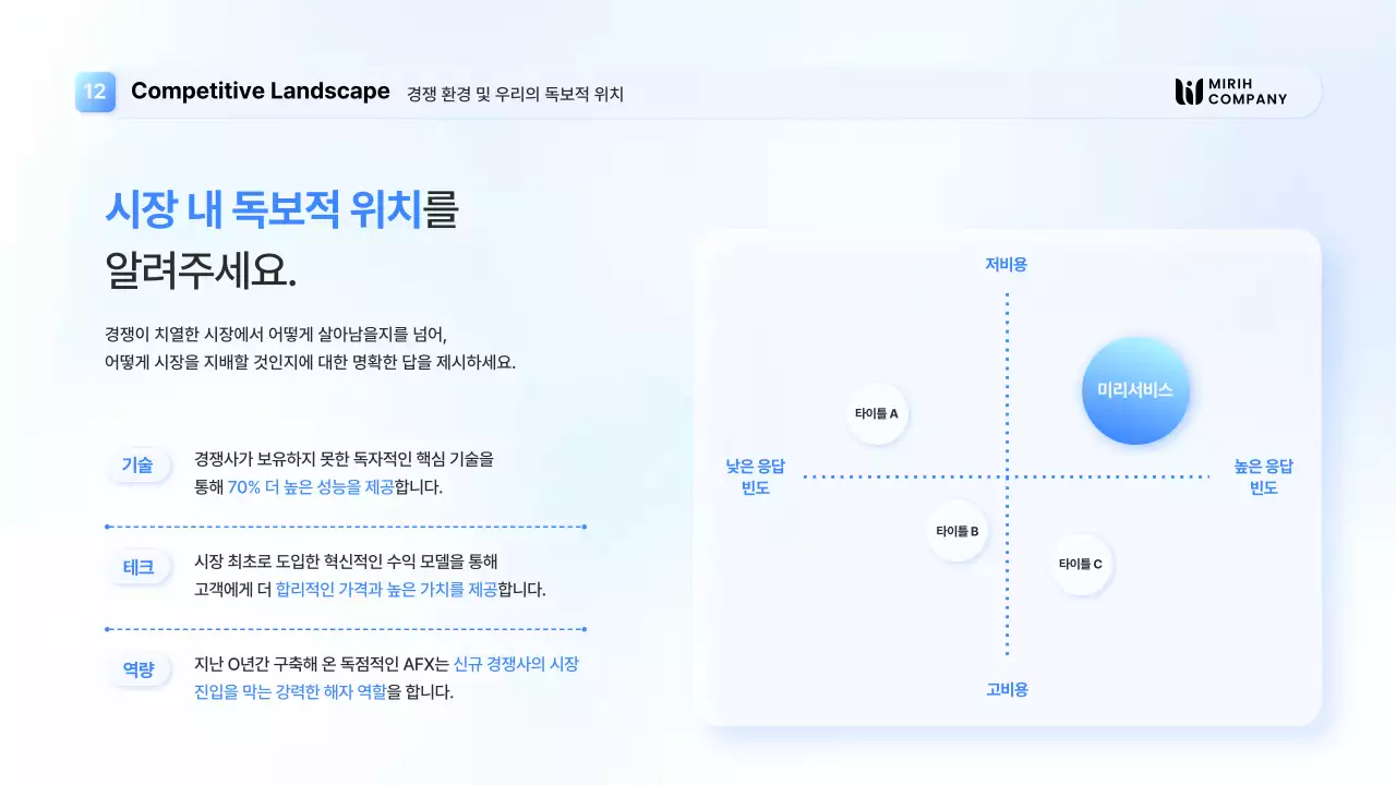 하늘색의 세련된  IR 덱