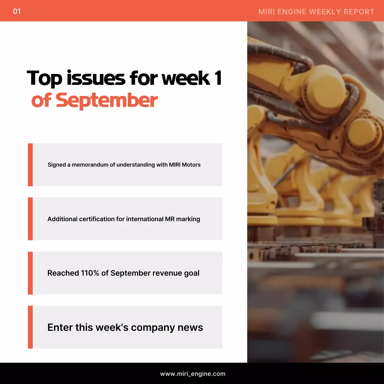 Orange Modern Technology Report