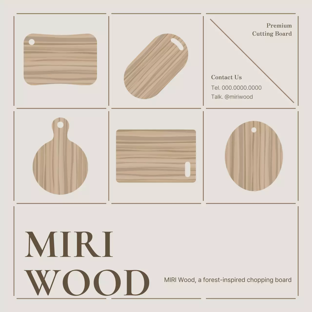 Iklan Peralatan Dapur Sederhana Beige