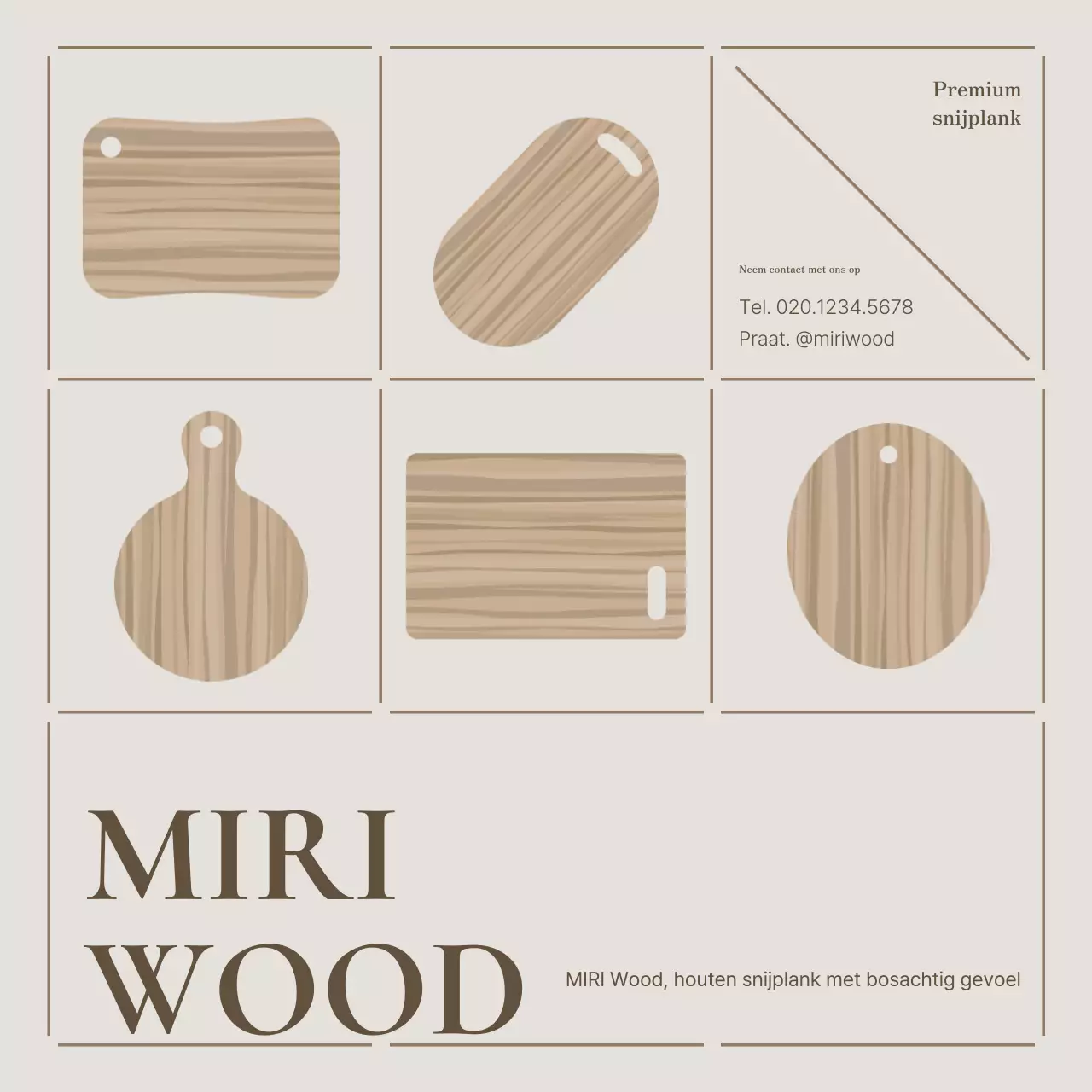 Beige Eenvoudige Keukengerei Advertentie