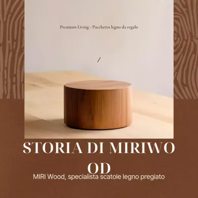 Promozione di prodotti per interni semplici marroni