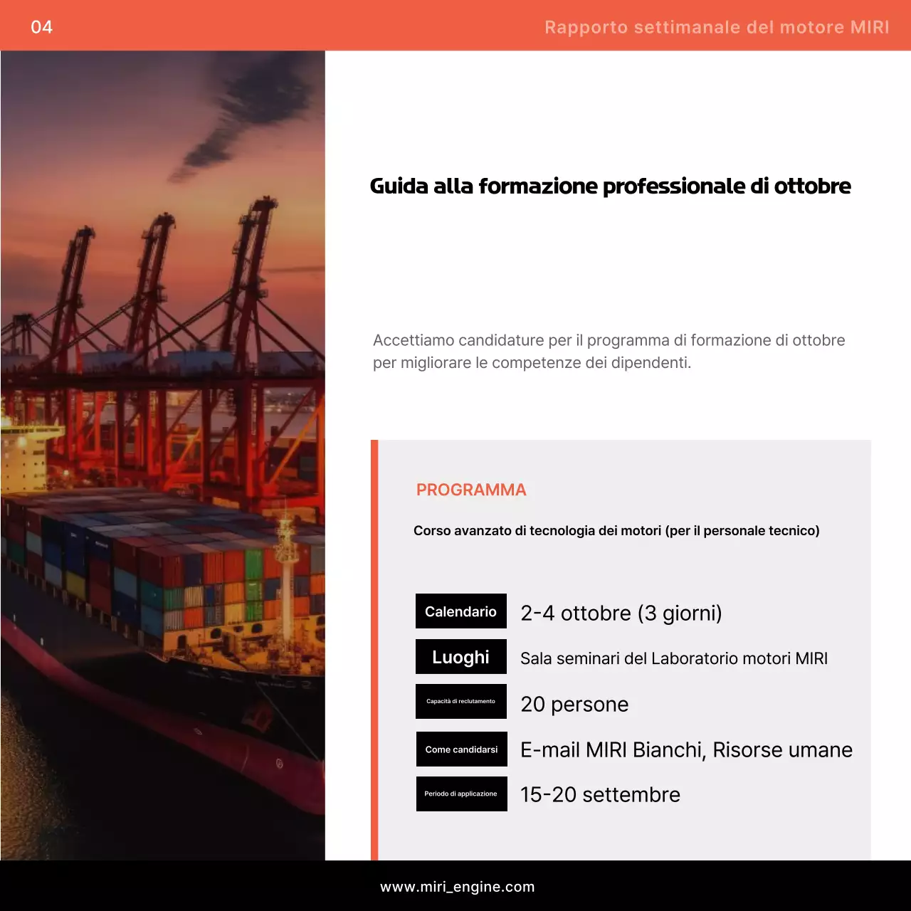 Rapporto sulla tecnologia moderna di Orange