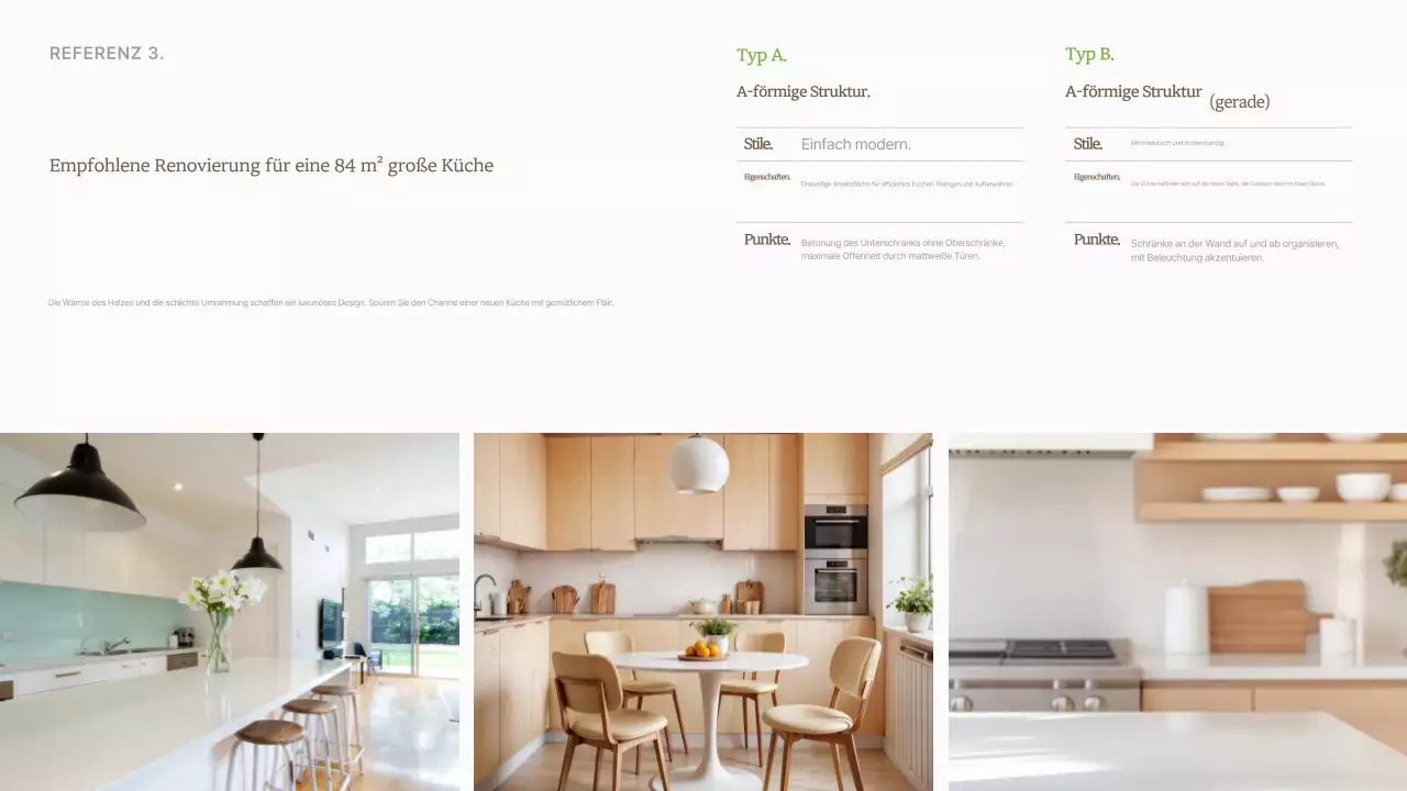 Beige minimalistische Innenwerbung