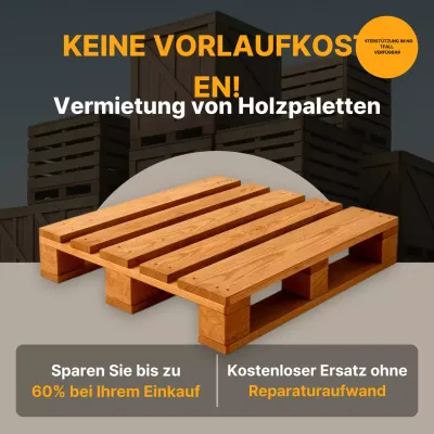 Orange Modern Logistics Werbung