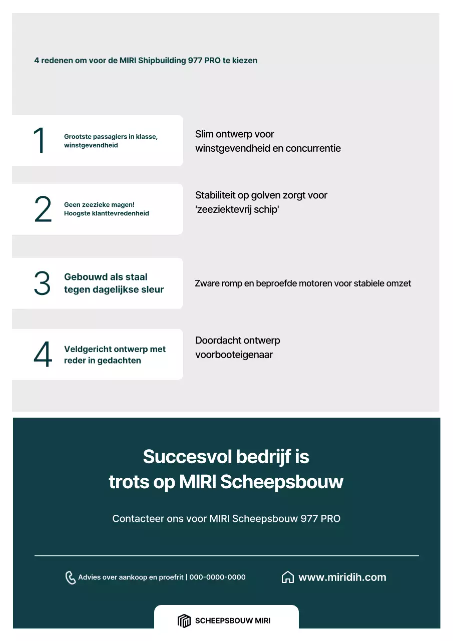 Grijze moderne maritieme industrie productpromotie