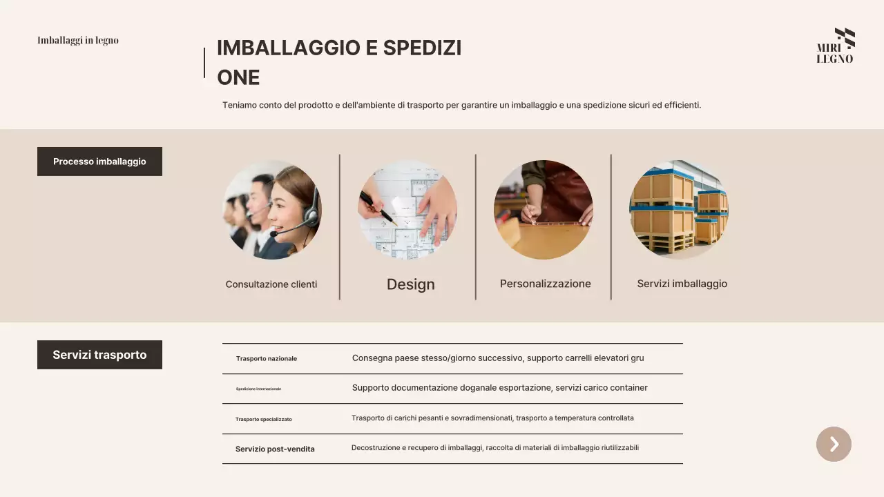 Pubblicità di imballaggio moderno beige