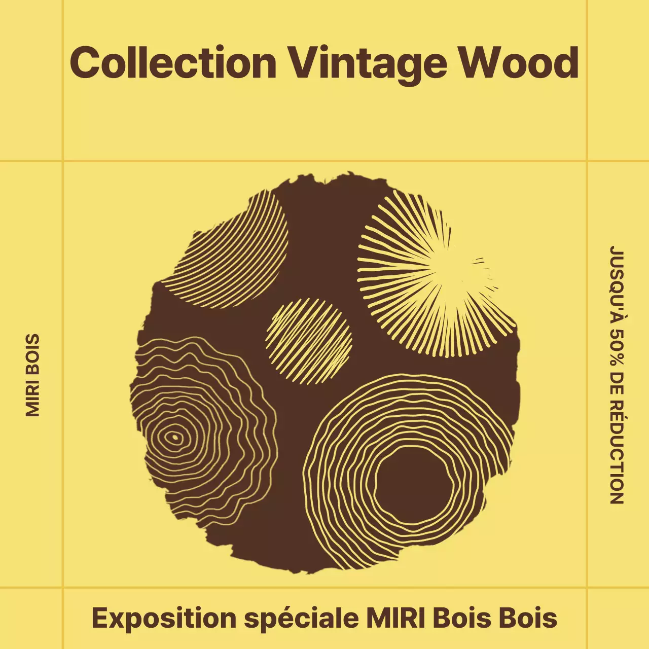 Exposition Bois Vintage Beige