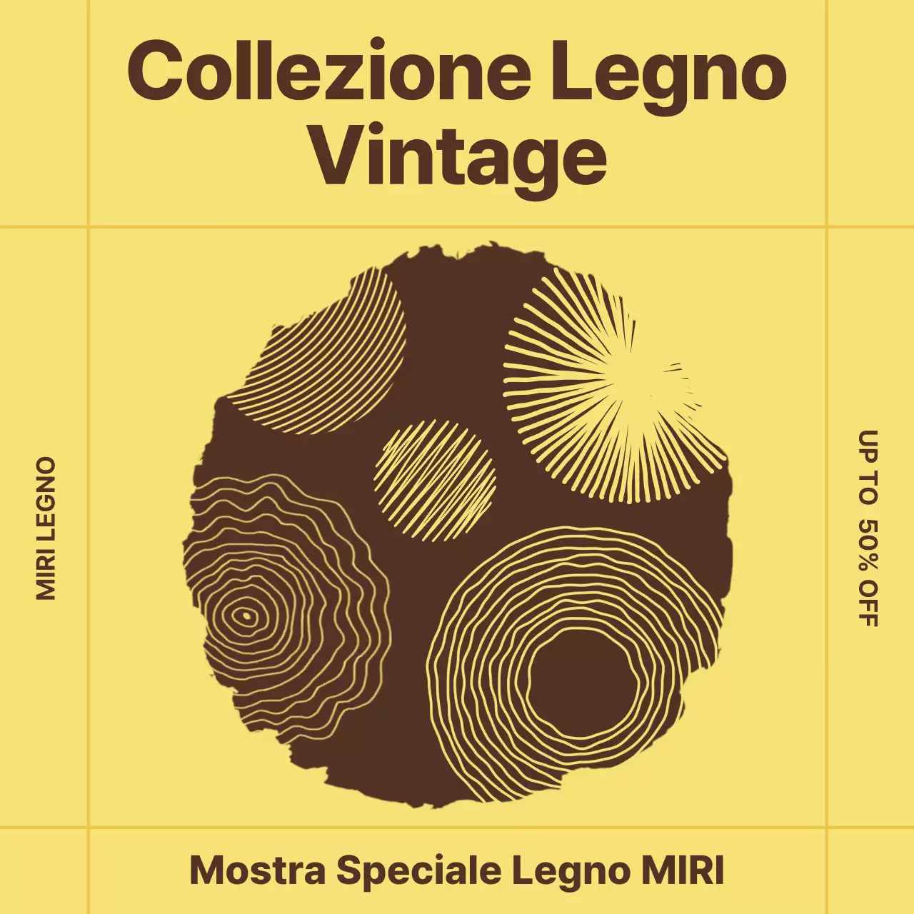Esposizione di legno vintage beige