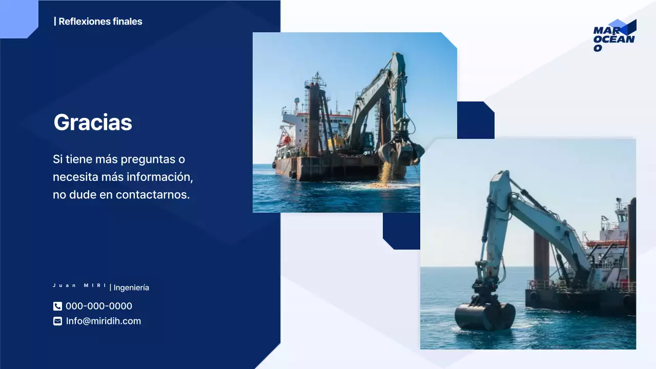 Informe Blue Modern Marine