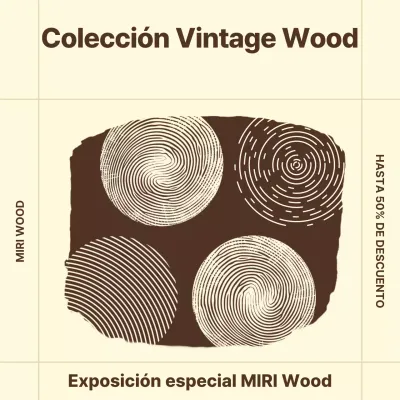 Exposición de interiores vintage beige