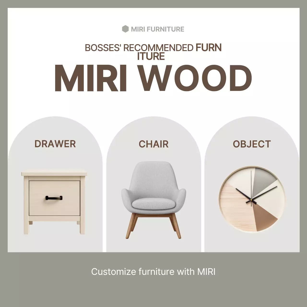 Iklan Furnitur Modern Beige