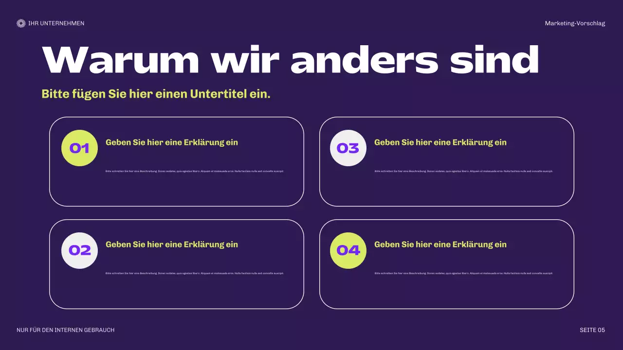 Bora Modern Planungsvorschlag