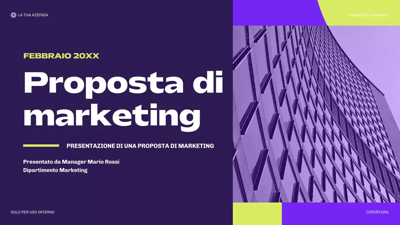 Proposta di pianificazione di Bora Modern