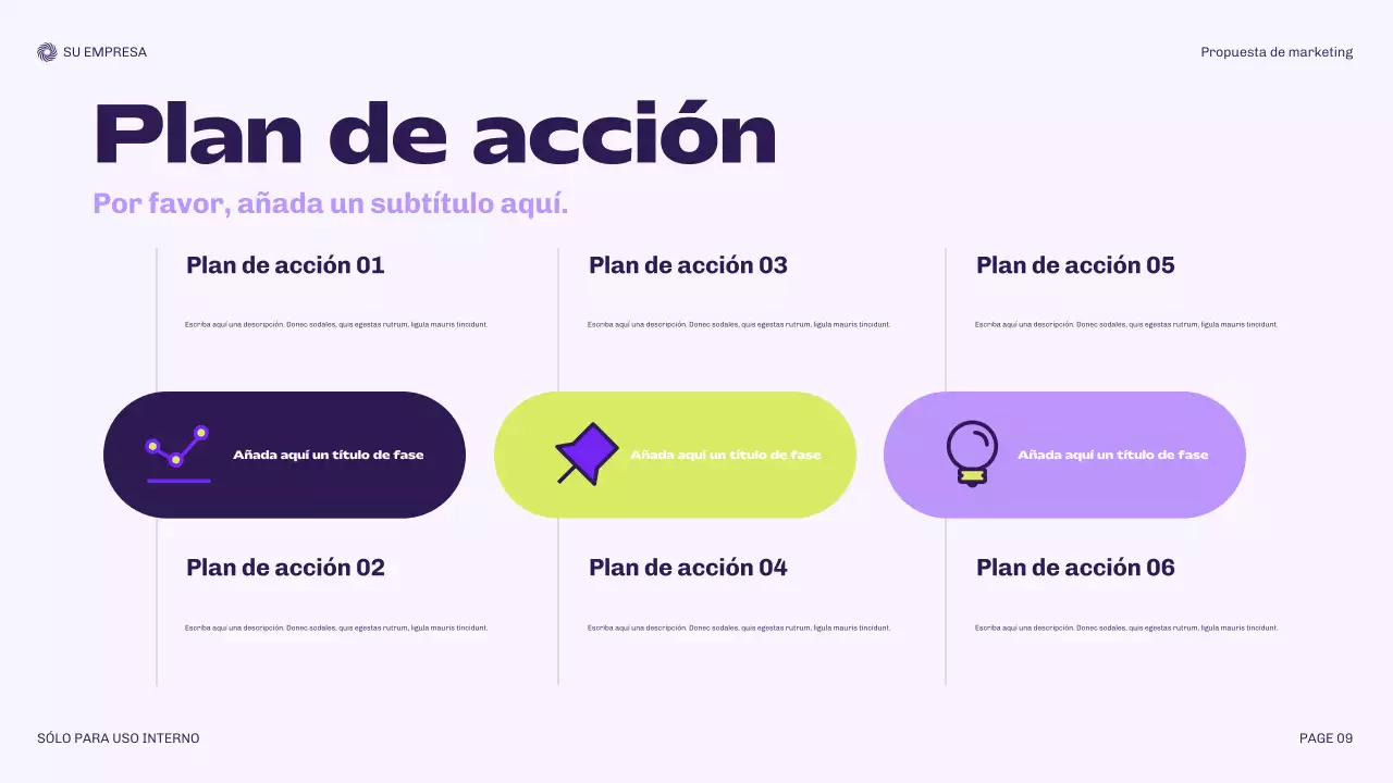 Propuesta de planificación moderna de Bora