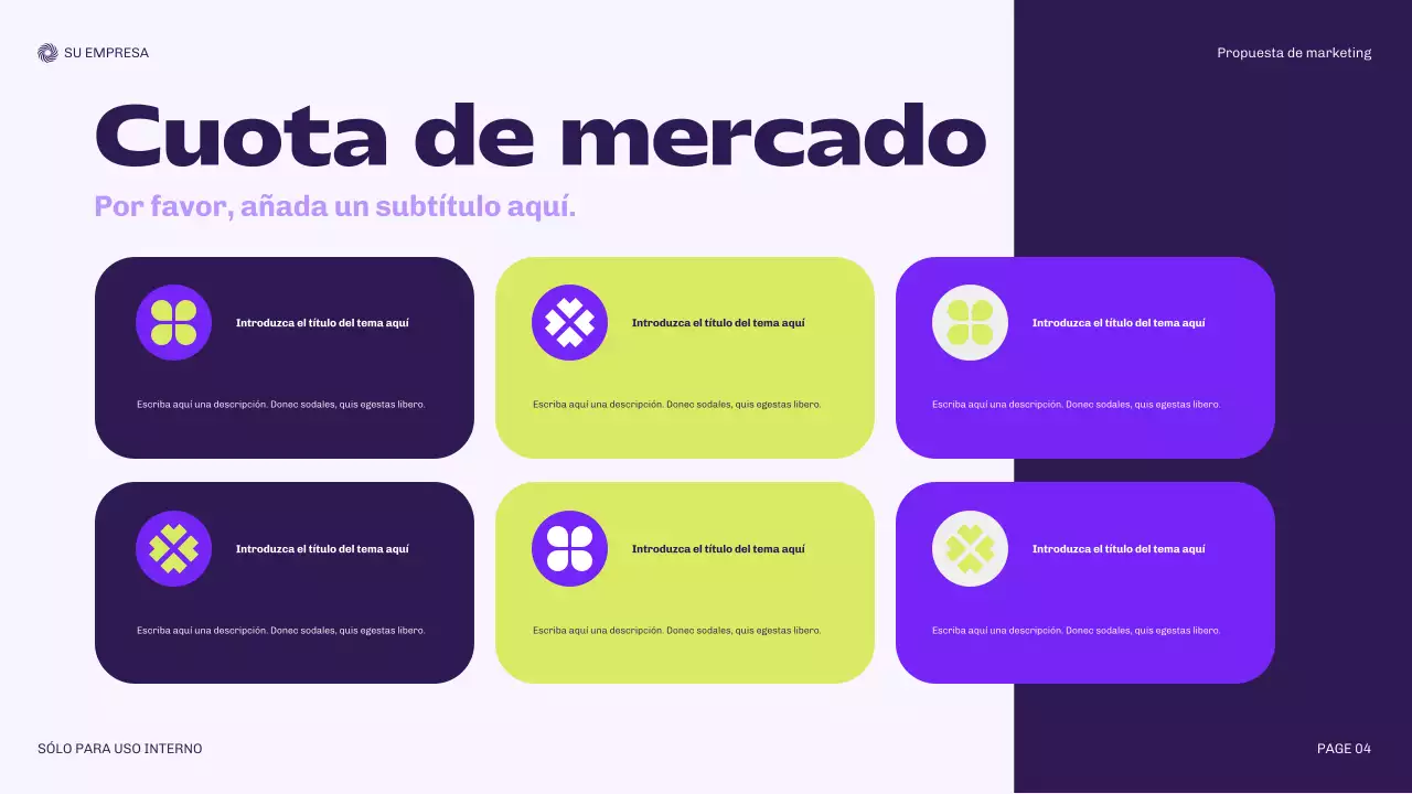 Propuesta de planificación moderna de Bora