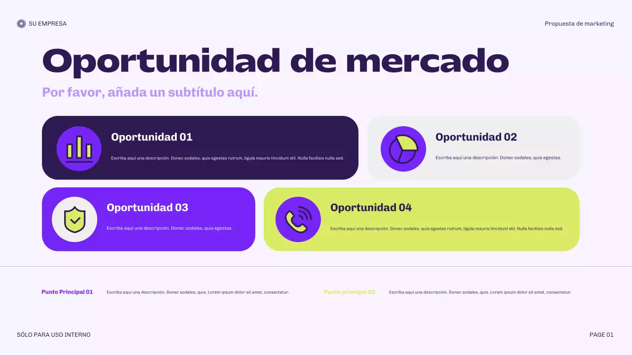 Propuesta de planificación moderna de Bora