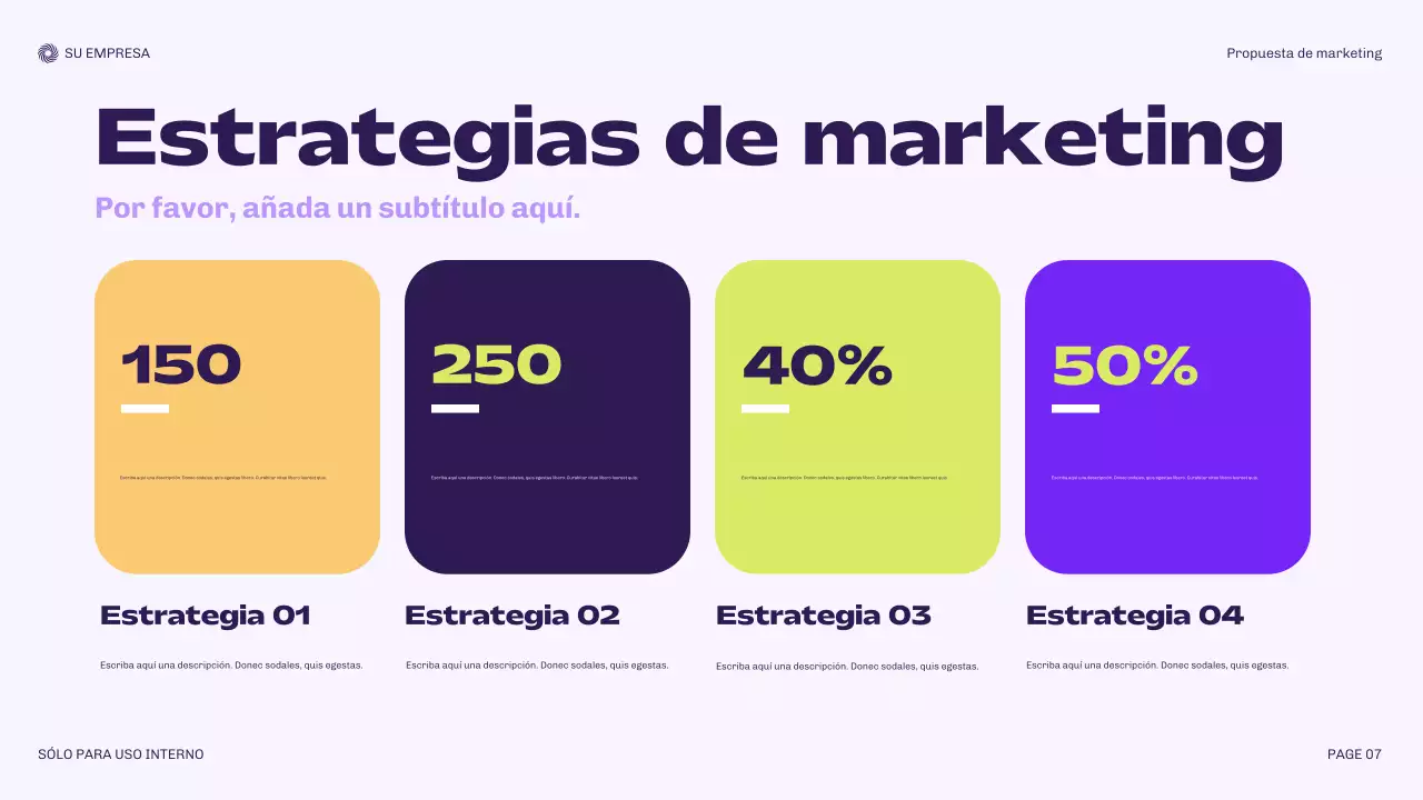 Propuesta de planificación moderna de Bora