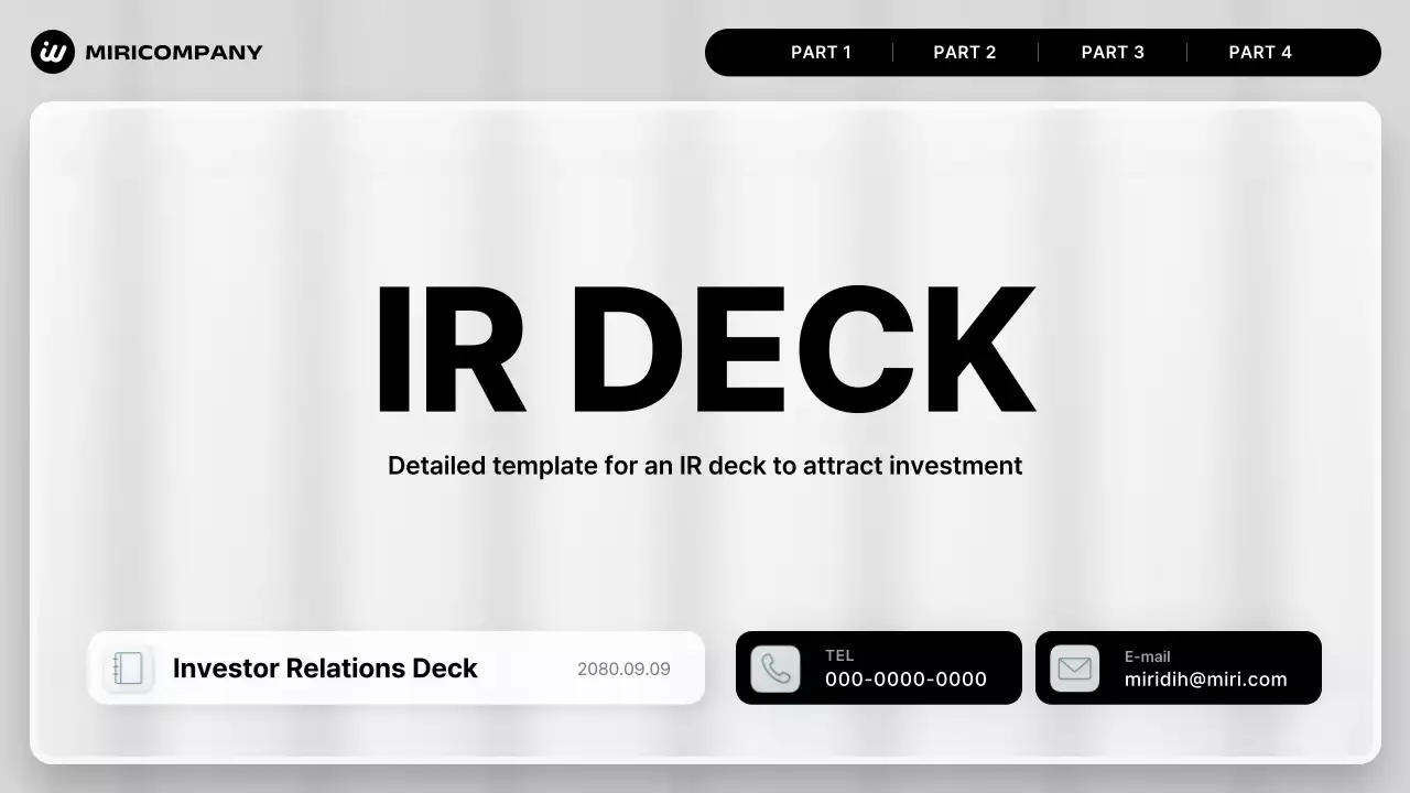Kế hoạch đầu tư hiện đại màu trắng