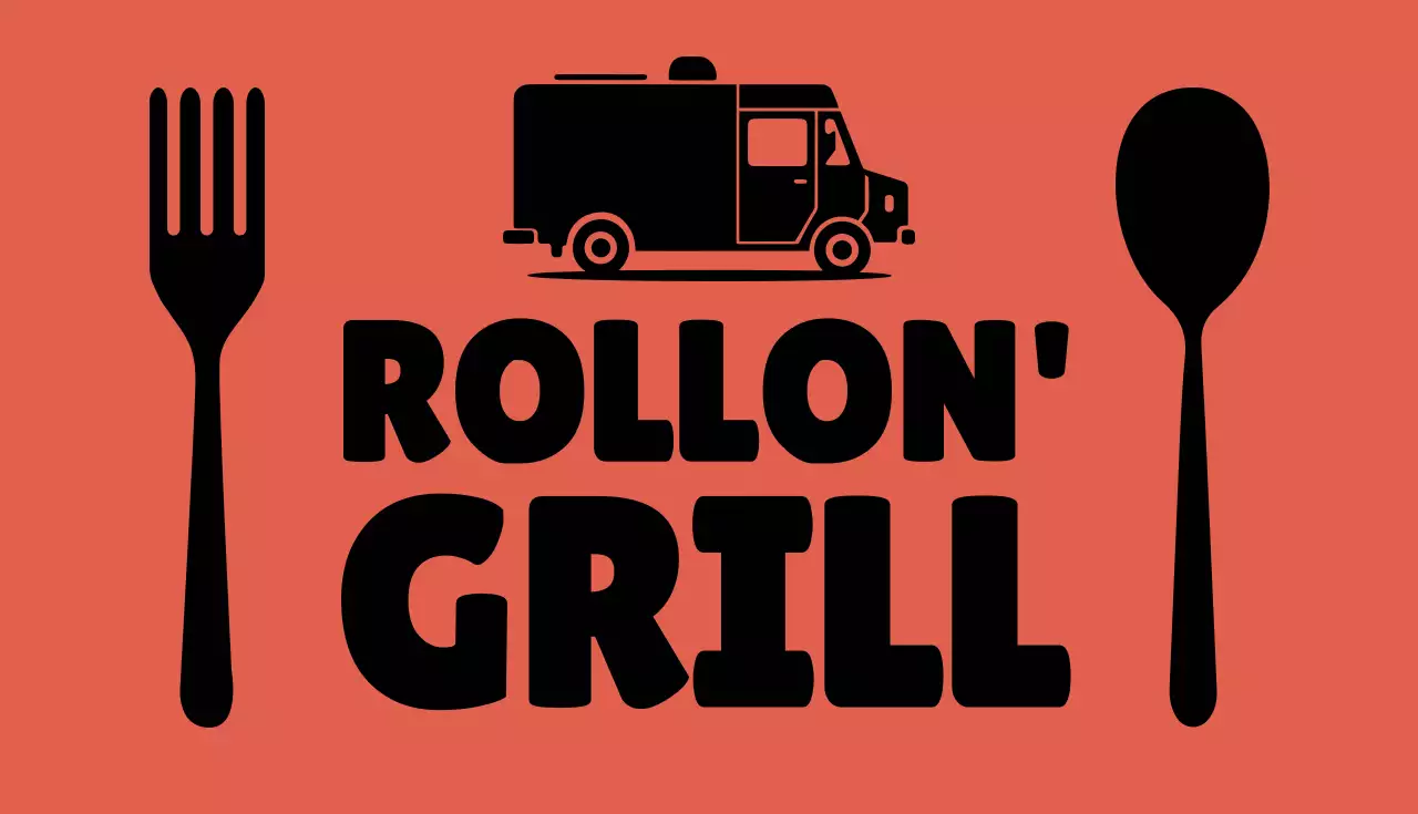 coral minimal business card