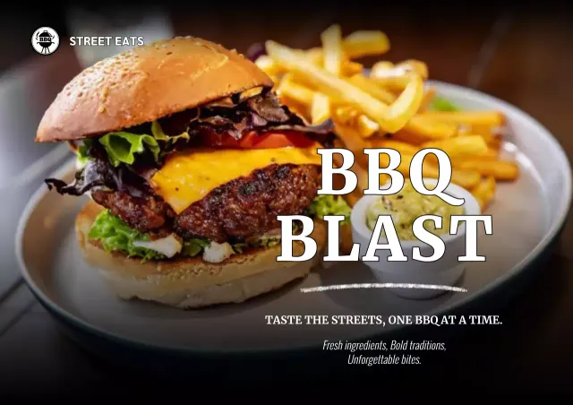 Street Eats BBQ Blast Poster