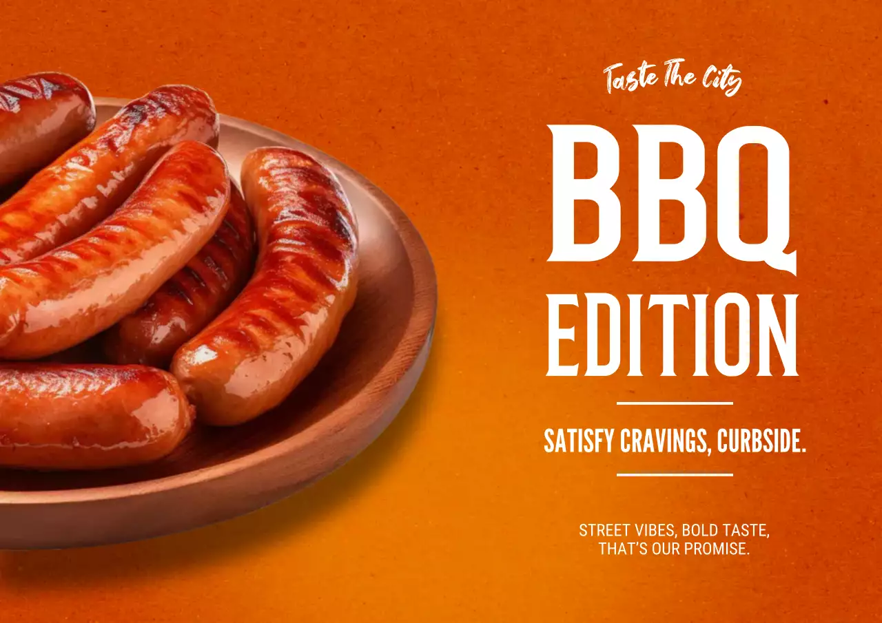 Taste the City BBQ Edition Poster