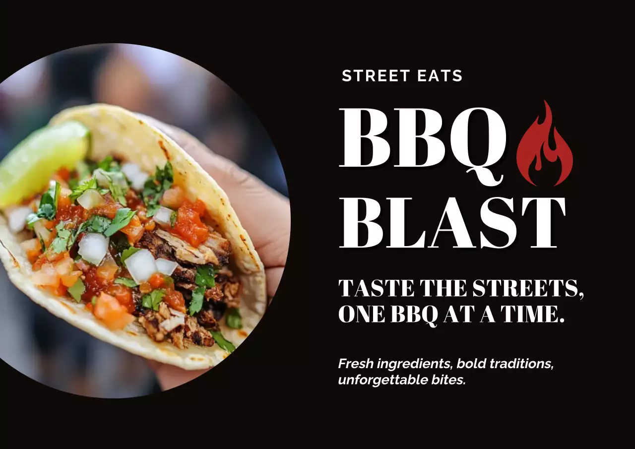 Street Eats BBQ Blast Poster