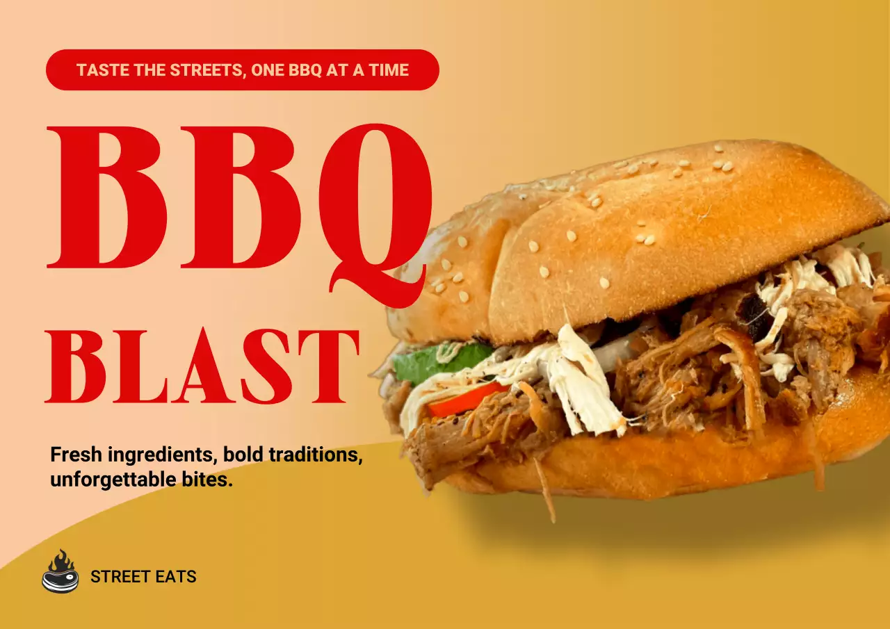 Street Eats BBQ Blast Poster