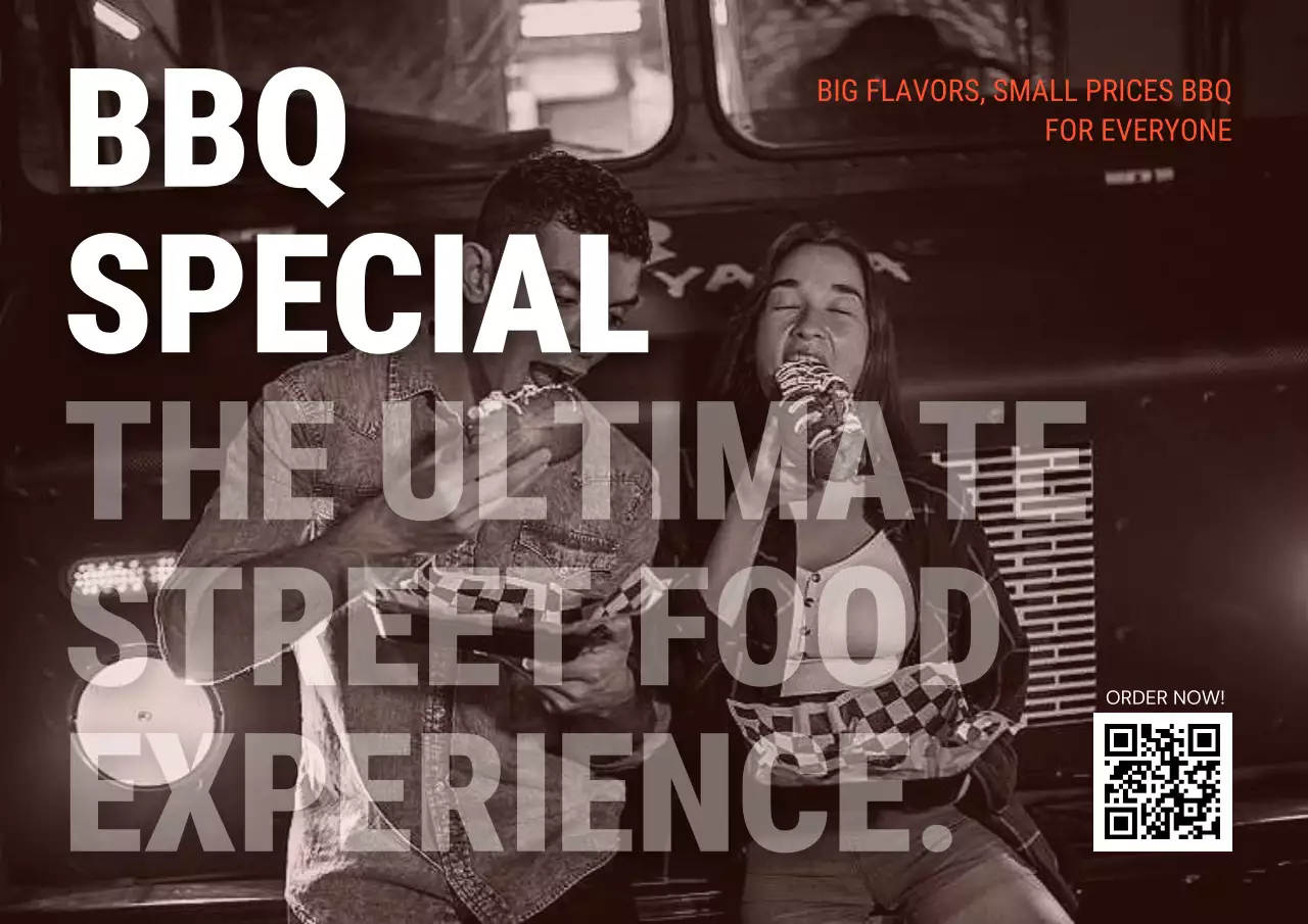 Flavor Ride BBQ Special Poster