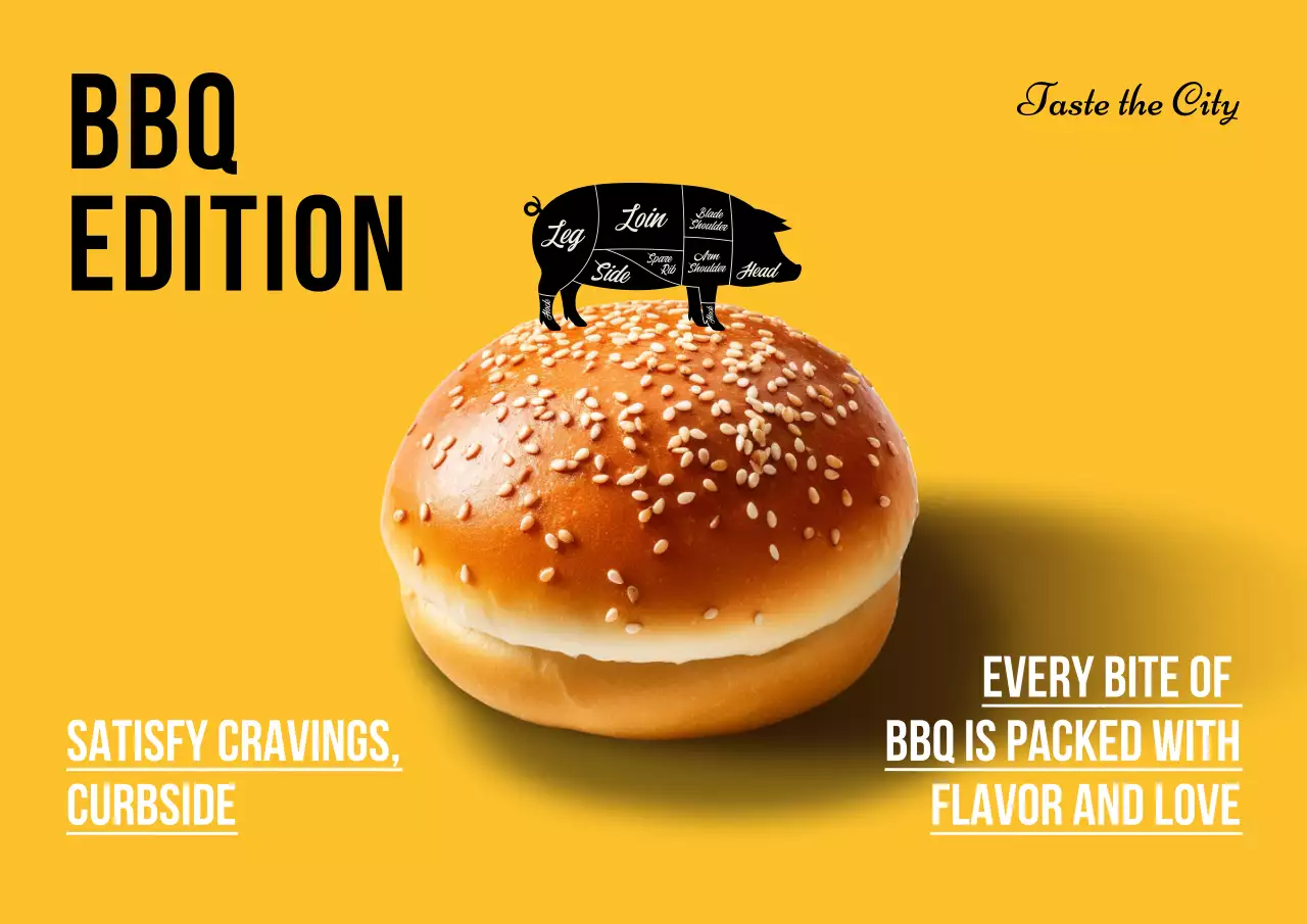 Taste the City BBQ Edition Poster