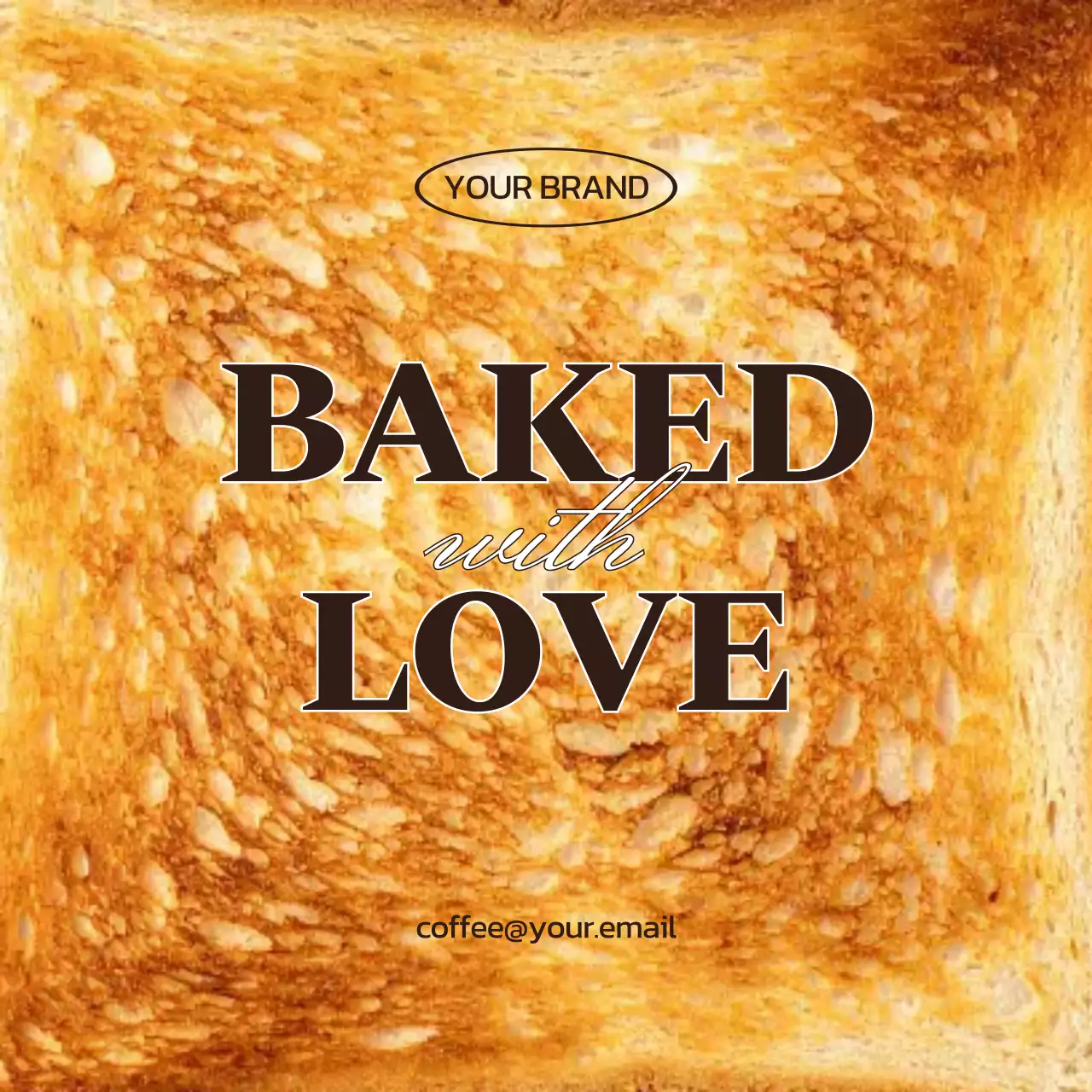 茶色 オシャレ ベーカリー ラベル 写真