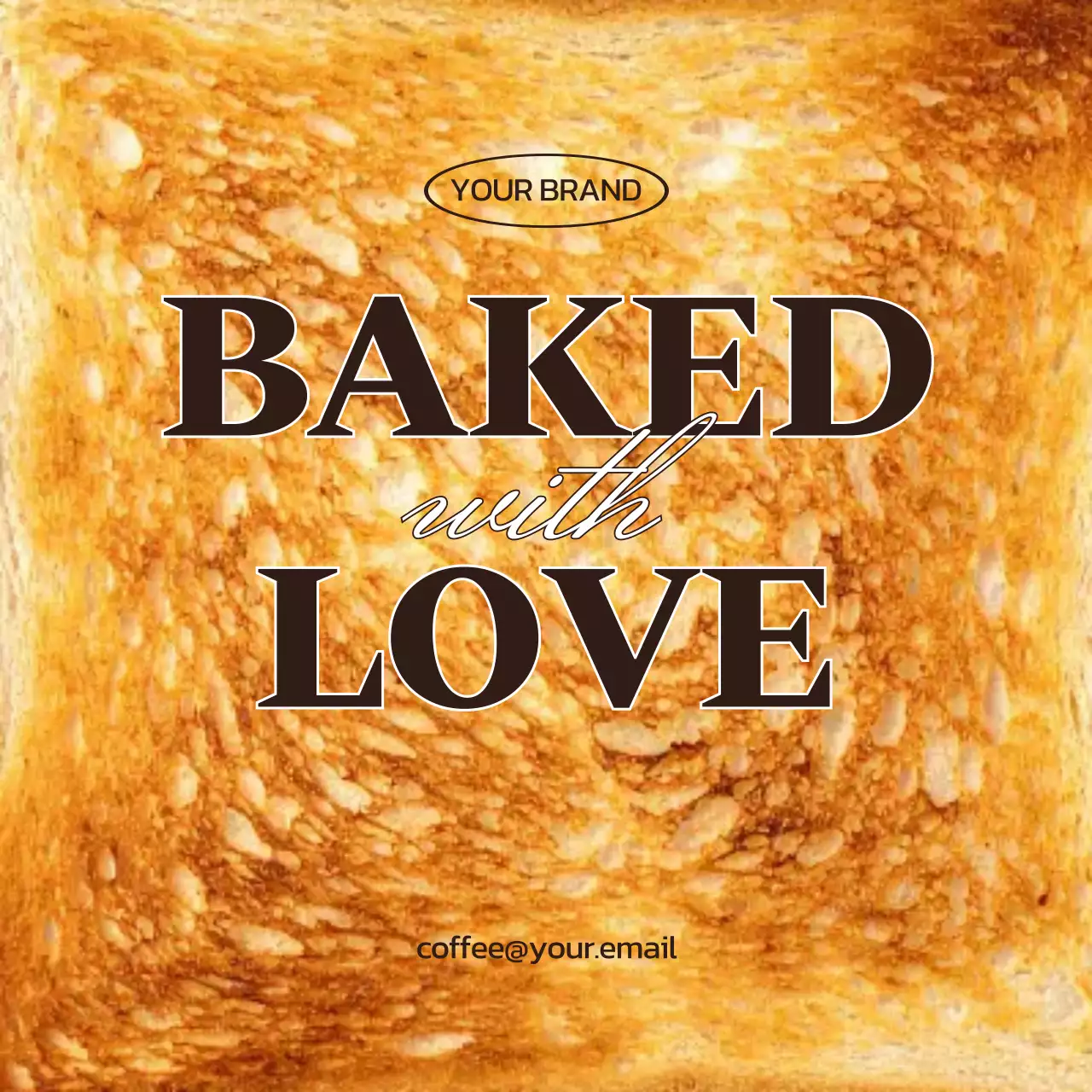 茶色 シンプル パン ポスター 写真