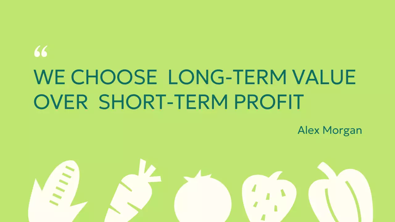 Green Modern Organic Proposal Presentation